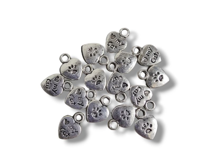 Cat Paw Charms (15pcs)