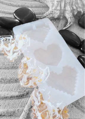 Pixel Heart Tag Silicone Mold