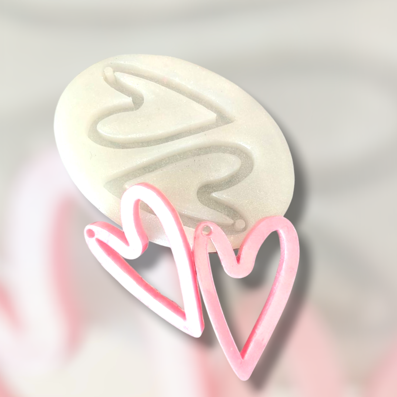 Hearts Silicone Mold