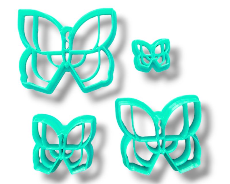 Butterflies Polymer Clay Cutters (4pcs)