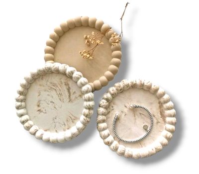 Bubble Edge Coaster Silicone Mold