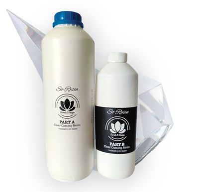 Crystal Clear Casting Resin (UV Stable/food safe) 1.33kg