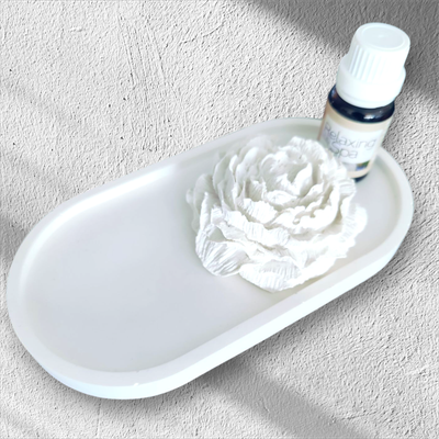 Oval Tray + Peony Diffuser Set