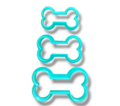 Dog Bone Polymer Clay Cutters (3pcs)