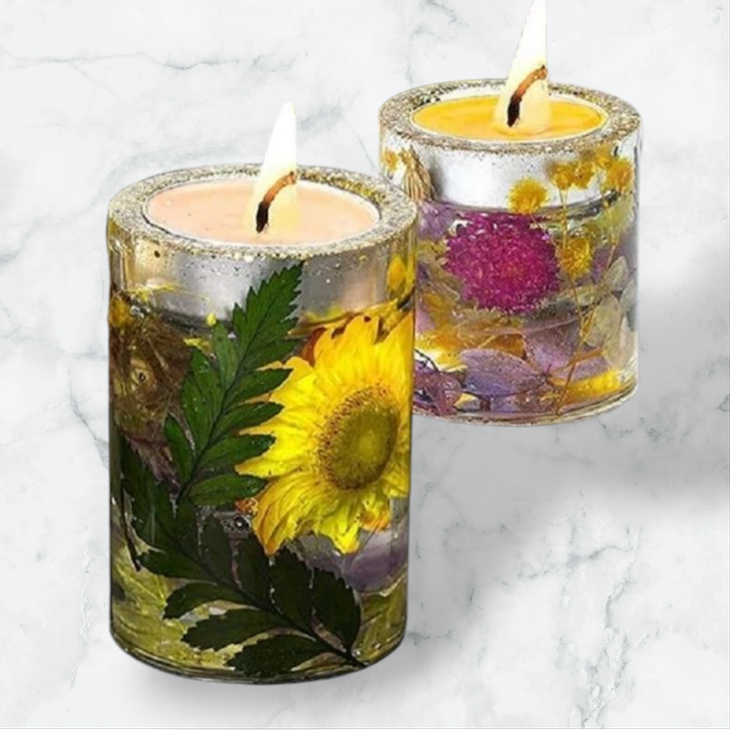 Round Tealight Candle Silicone Mold (L)