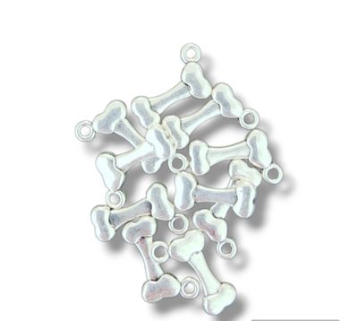 Dog Bone Charms (10 pcs)