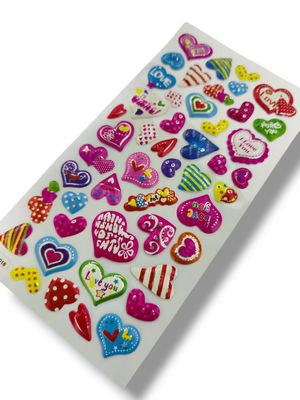 Puffy Heart Stickers