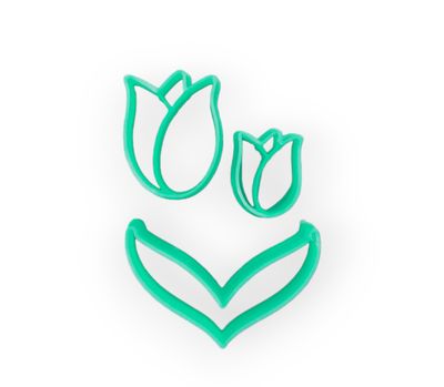 Tulip Polymer Clay Cutters (3pcs)