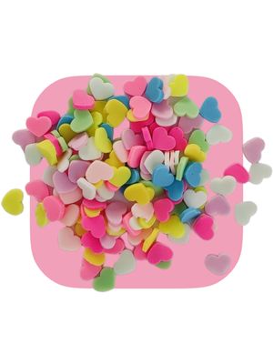 Polymer Clay Hearts Slices (5g)