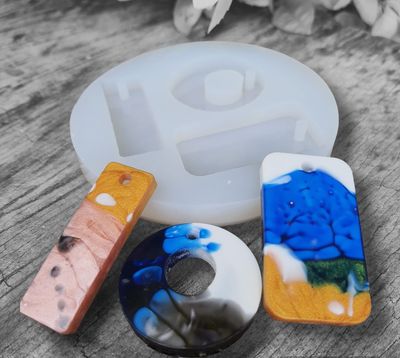 Mixed Shape Jewellery Silicone Mold #1