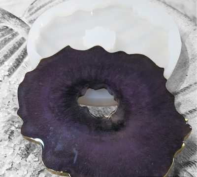Geode Coaster Silicone Mold