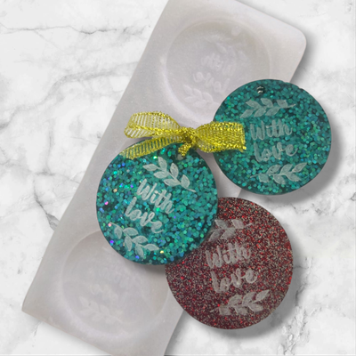 With Love Tag Silicone Mold