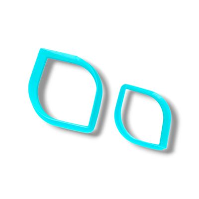 Leaf Shape Polymer Clay Cutters (2pcs)
