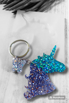 Unicorn Keyring Silicone Mold