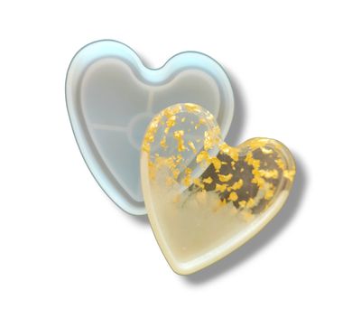 Heart Shape Silicone Mold with edge