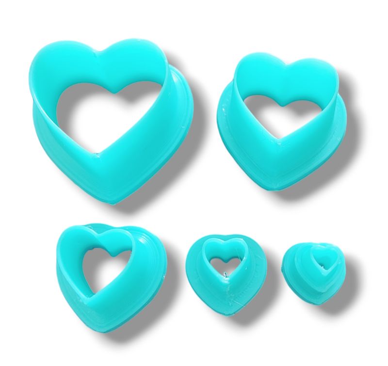 Hearts Polymer Clay Cutters