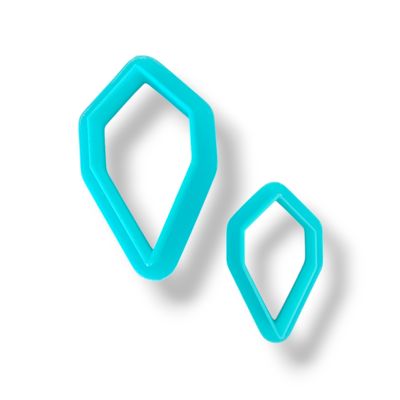 Diamond Shape Polymer Clay Cutters (2pcs)