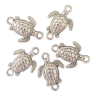 Sea Turtle Connector Charms (10pcs)