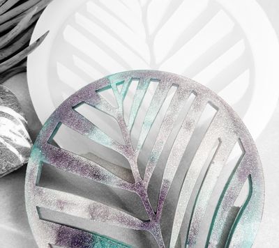 Palm Leaf Coaster Silicone Mold