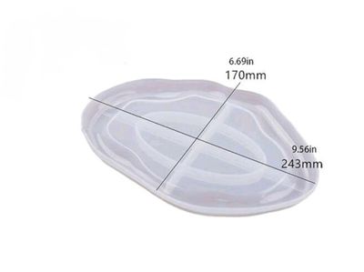 Irregular Oval Tray Silicone Mold