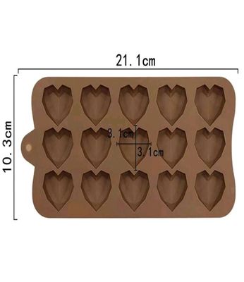 Hearts Silicone Mold