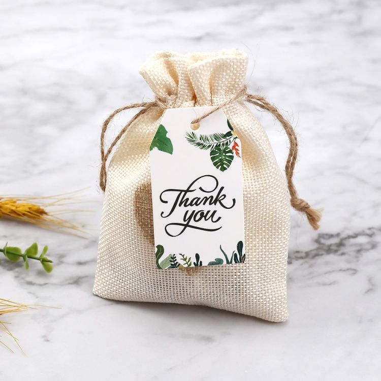 Green Leaf Thank You Tags (30pcs)