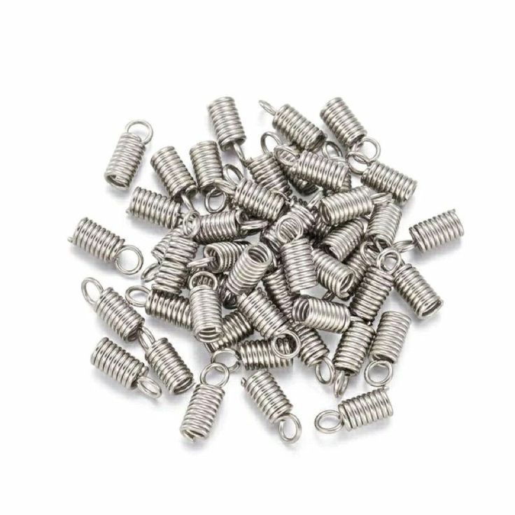 Coil Cord Ends 7mm (50pcs)