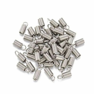 Coil Cord Ends 7mm (50pcs)