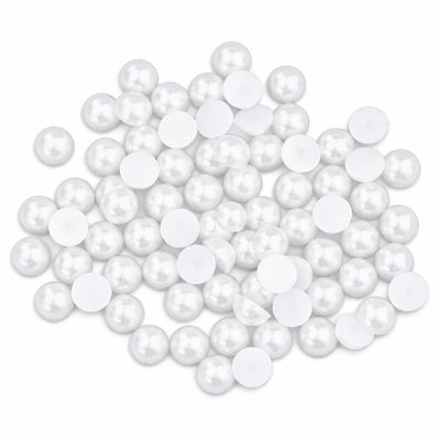 Flat Back Imitation Pearls (30pcs) 8mm