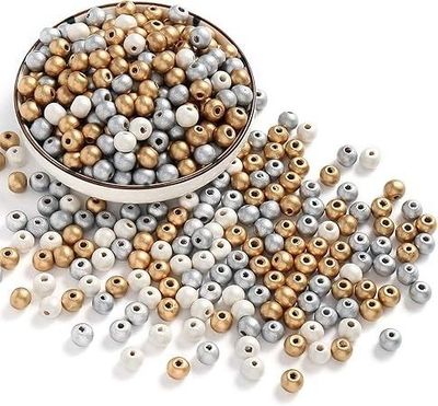 Mixed Wooden Beads 6mm (100pcs)