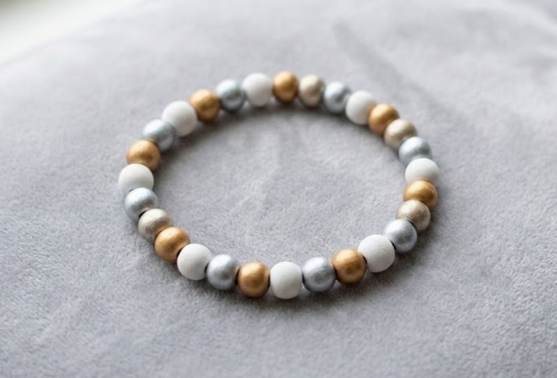 Mixed Wooden Beads 6mm (100pcs)