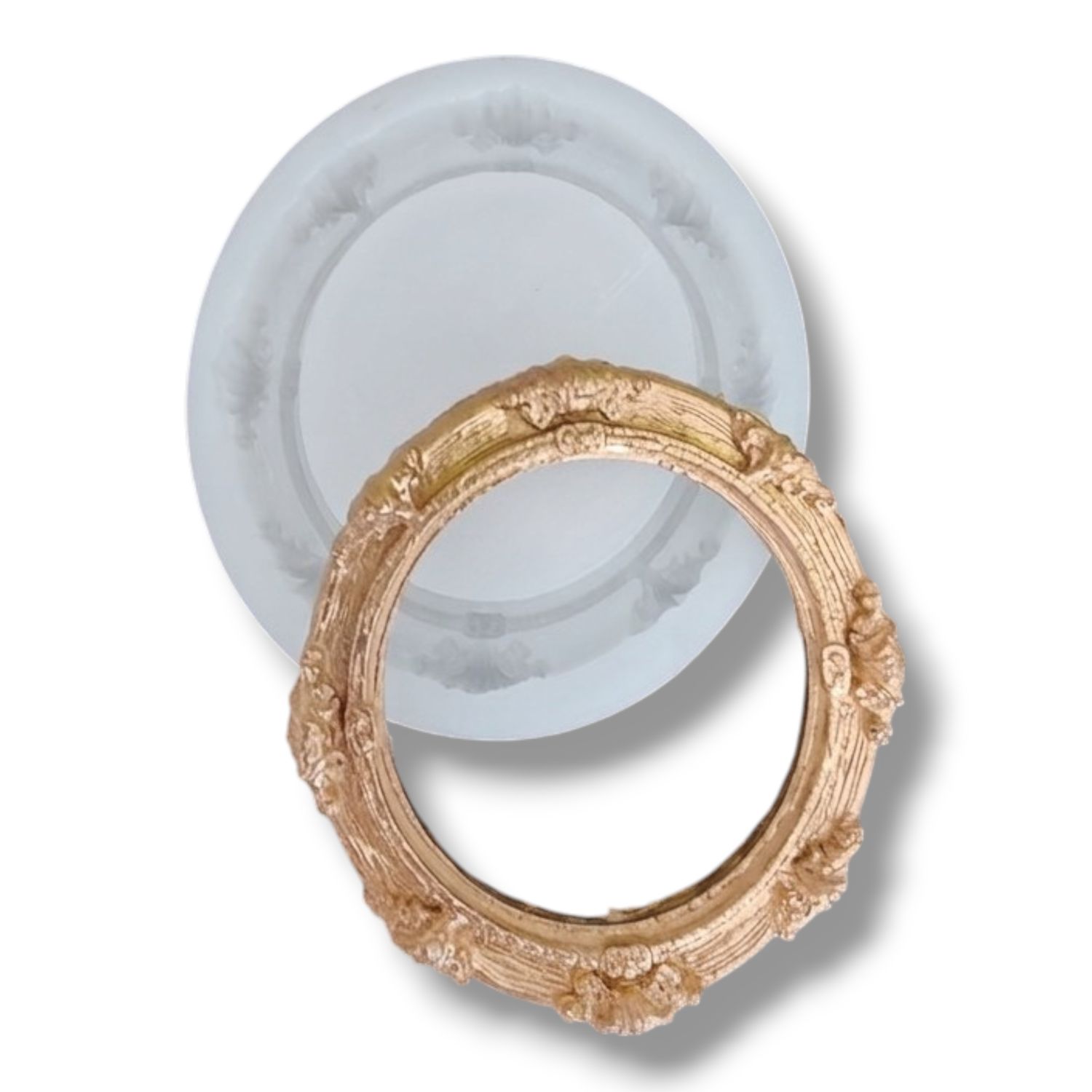 Mini Picture Frame Mold Oval