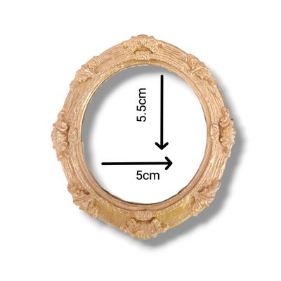 Mini Picture Frame Mold Oval