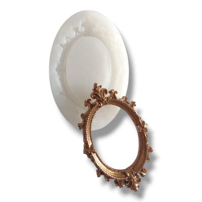 Oval Mini Frame Silicone Mold