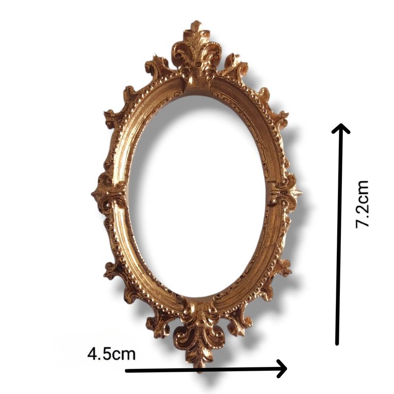 Oval Mini Frame Silicone Mold