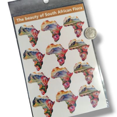 Africa Floral Stickers