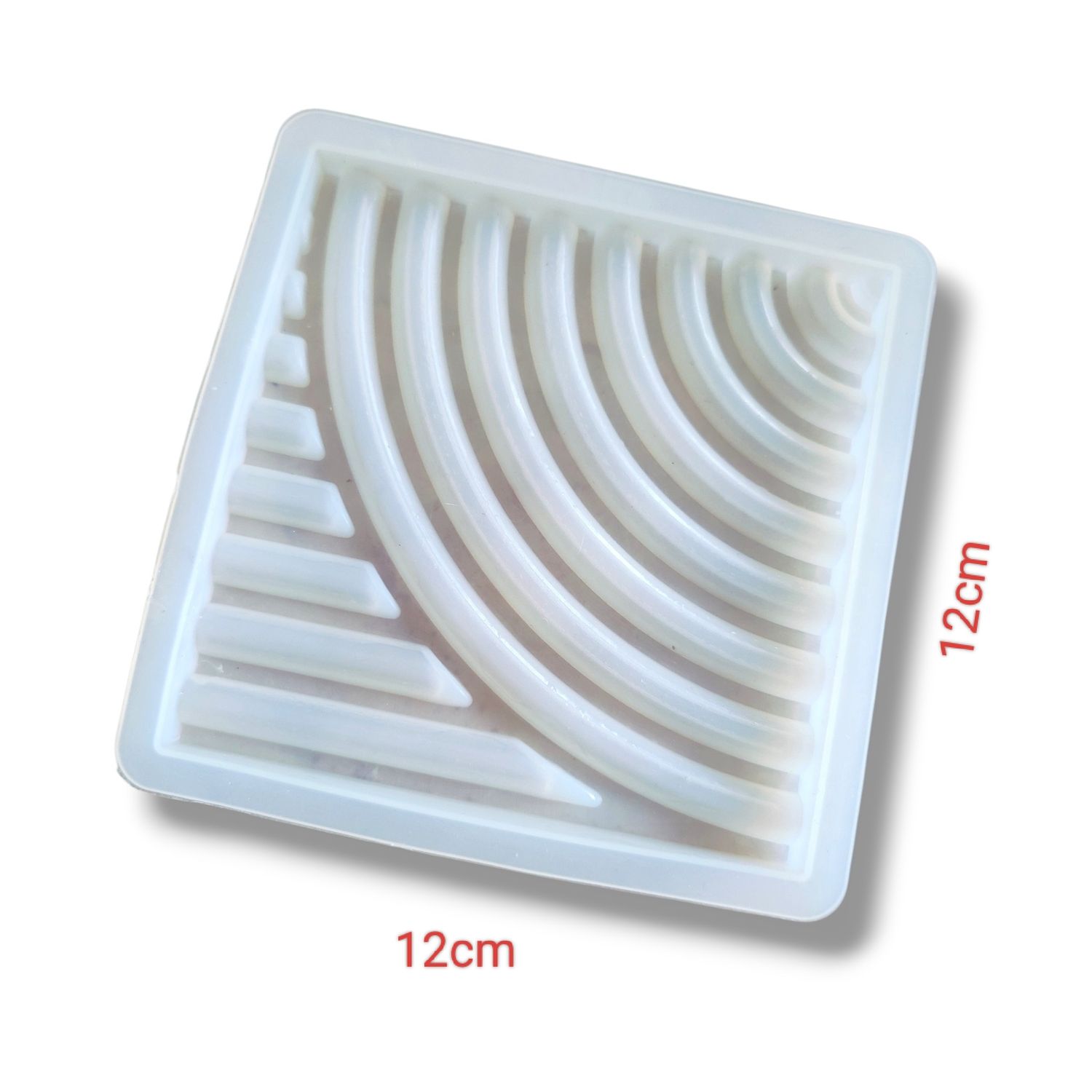 Square Design Coaster Silicone Mold