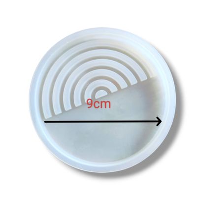 Round Design Coaster Silicone Mold
