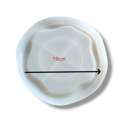 Irregular Round Tray Silicone Mold