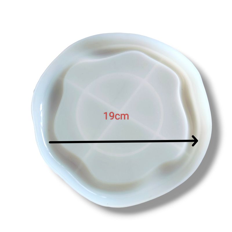 Irregular Round Tray Silicone Mold