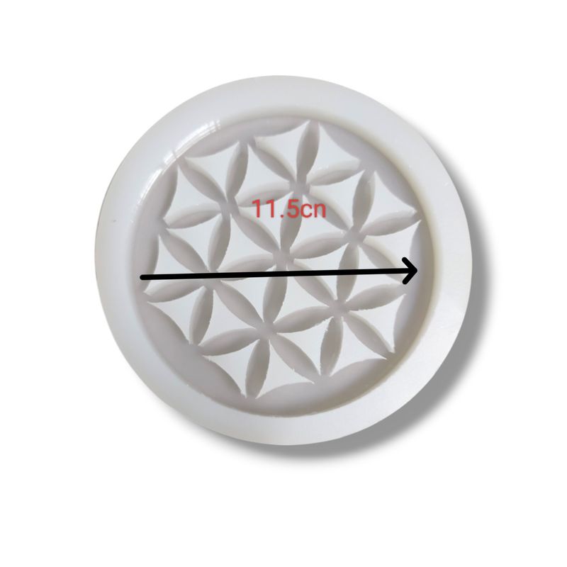 Pattern Design Coaster Silicone Mold