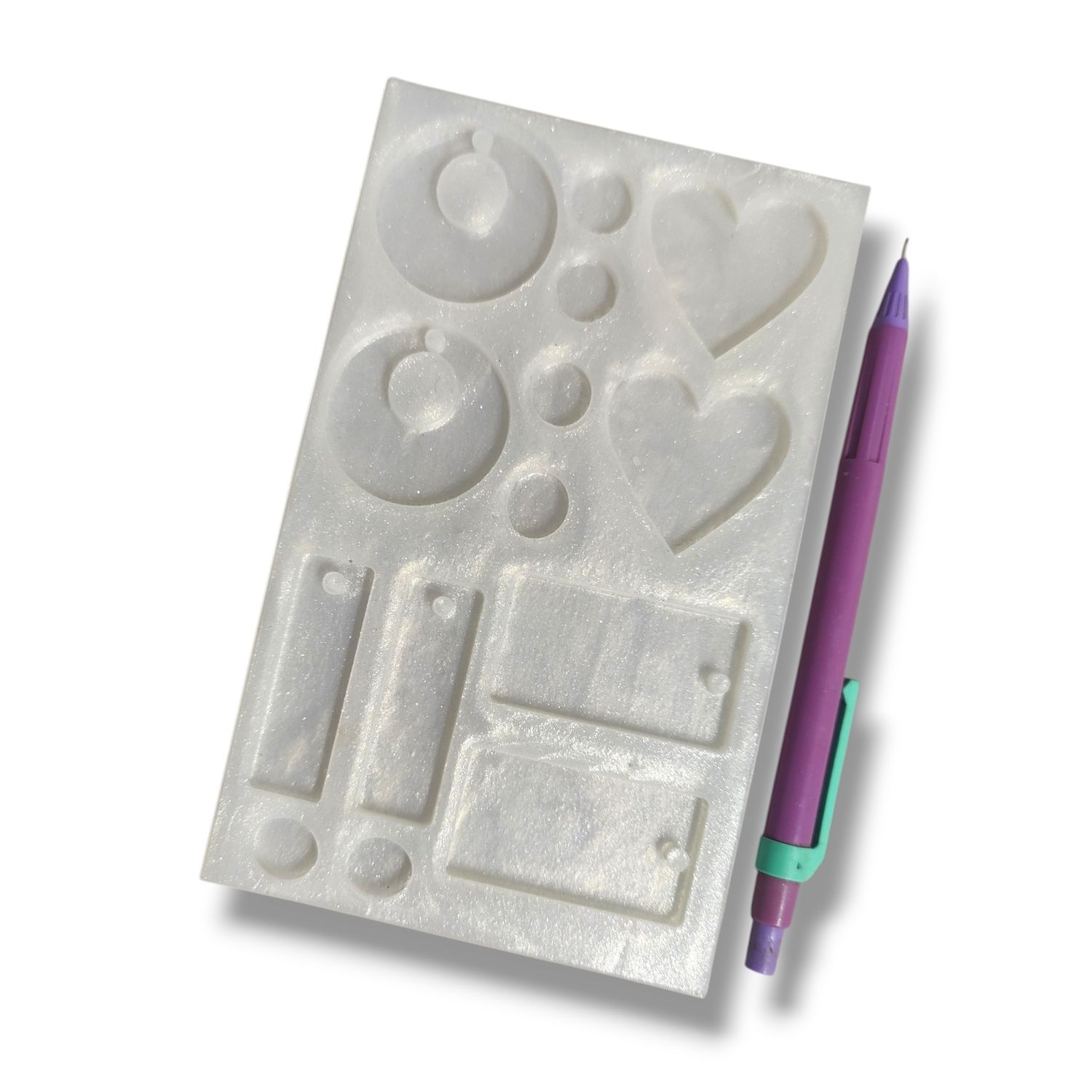 Mixed Shapes Pendant Silicone Mold