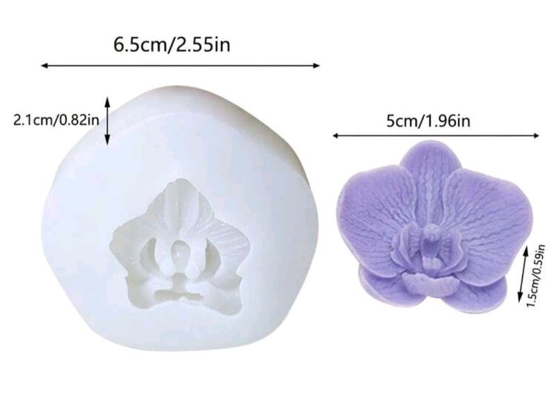 Orchid Flower Silicone Mold