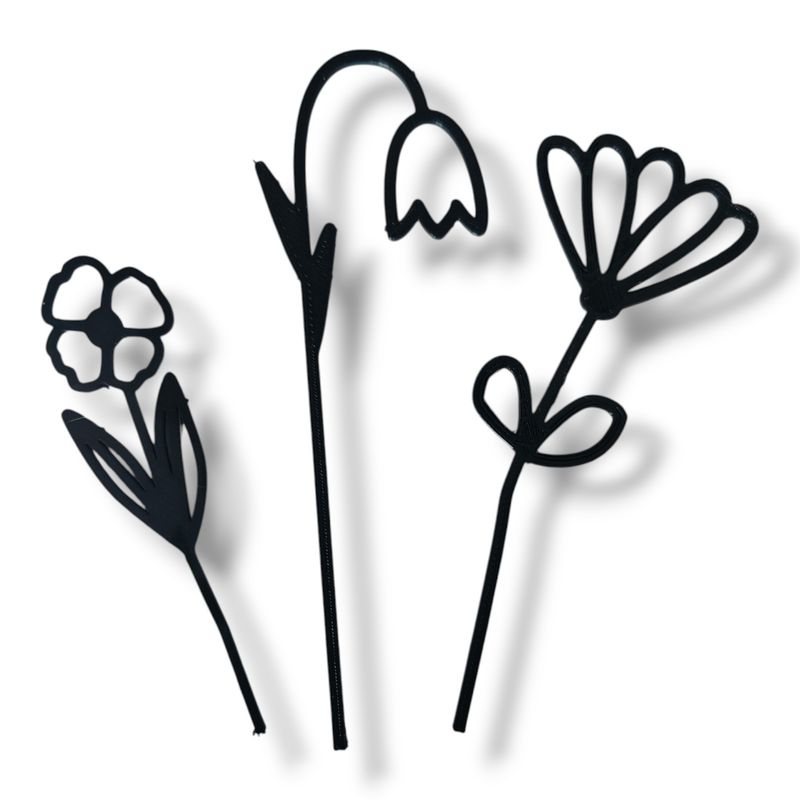 Flower 3d Printed Inserts (3pcs)