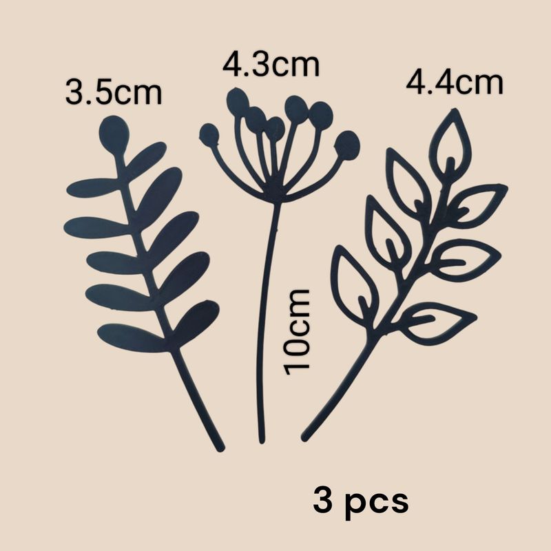 Leaves Resin Inserts (3pcs)