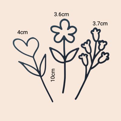 Flower Inserts (3pcs)