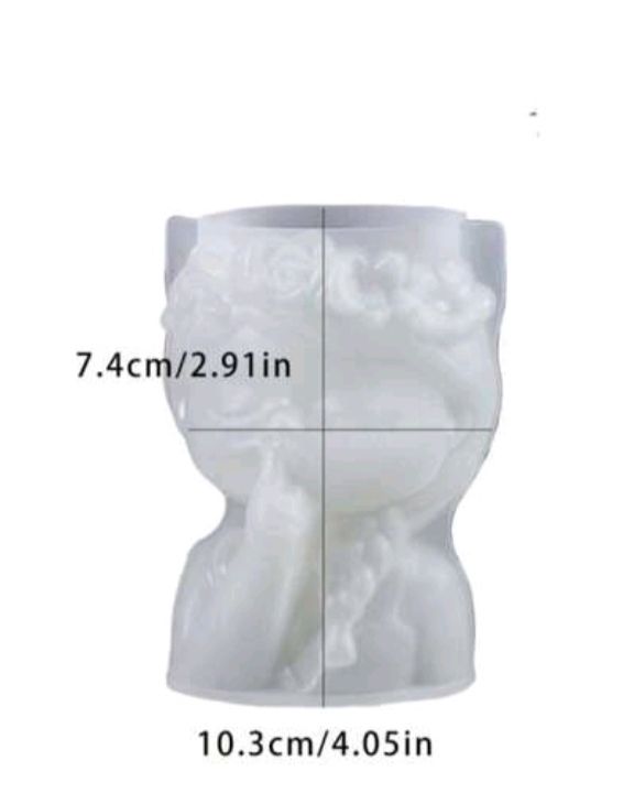 Girl 1 Vase Silicone Mold