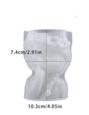 Girl 1 Vase Silicone Mold