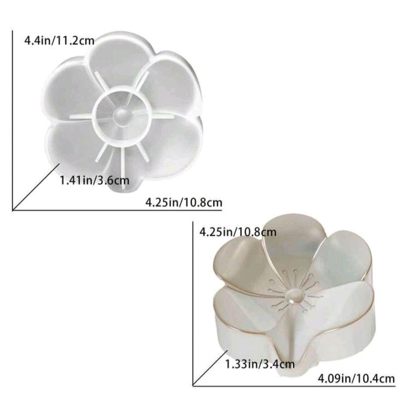Flower Soap Dish Silicone Mold
