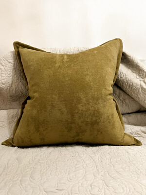 Eve Moss Green Handmade Scatter Cushions
